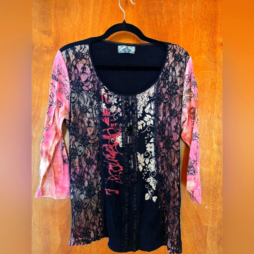 Vanilla Sugar 3/4 sleeve shirt size L